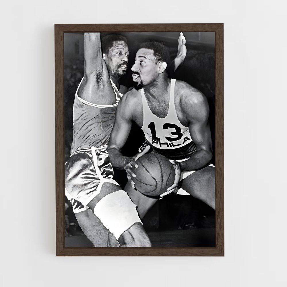 Poster Wilt chamberlain Nets – affiche Basketball (vue 5)